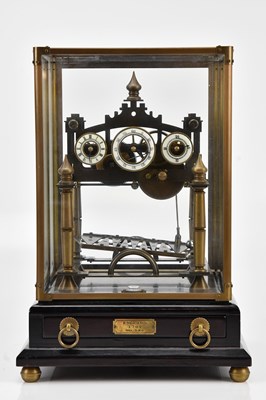 Lot 332 - A reproduction rolling ball mantel clock, with...