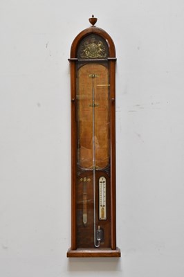 Lot 402 - DAVIS & CO; A Victorian walnut Admiral Fitzroy...