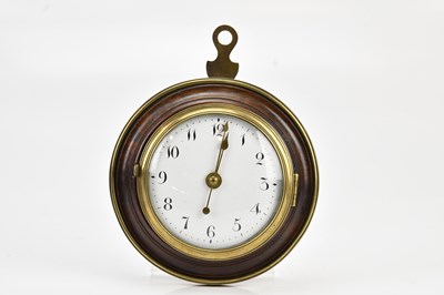 Lot 371 - A George III mahogany and brass cased sedan...