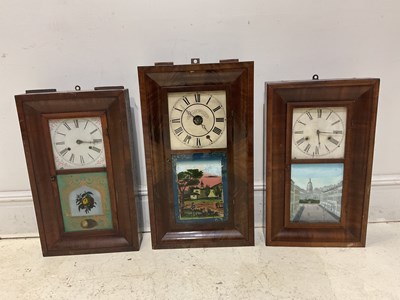 Lot 390 - Three late 19th century American stained beech...