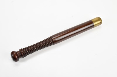 Lot 439 - An early 19th century rosewood and brass...