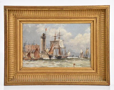 Lot 1074 - E GENTLE; a 19th century oil on canvas,...