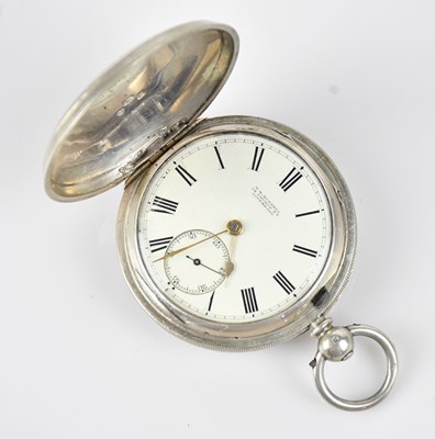 Lot 1048 - A late Victorian hallmarked silver key wind...