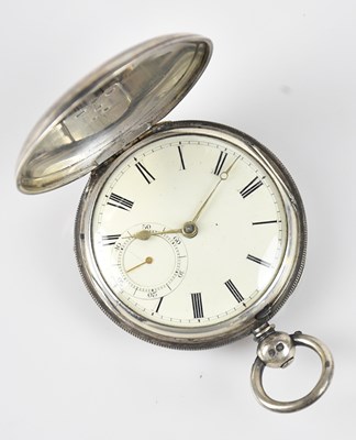 Lot 1051 - A hallmarked silver key wind full hunter...