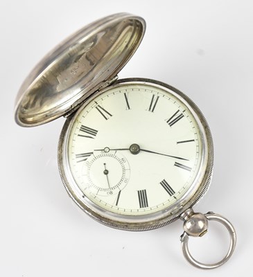 Lot 1065 - A hallmarked silver key wind full hunter...