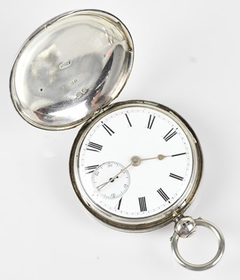 Lot 1058 - A hallmarked silver key wind full hunter...