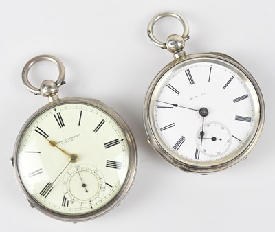 Lot 1059 - DOMINION WATCH CO; a hallmarked silver key...