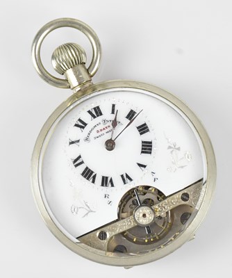 Lot 1041 - HEBDOMAS PATENT; a rare crown wind nickel...