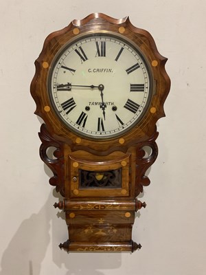 Lot 418 - C CRIFFIN, TAMWORTH; a 19th century inlaid...