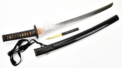 Lot 1051 - An early 20th century Japanese Wakazasi, with...