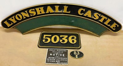 Lot 54 - A small group of railwayana items, to include...