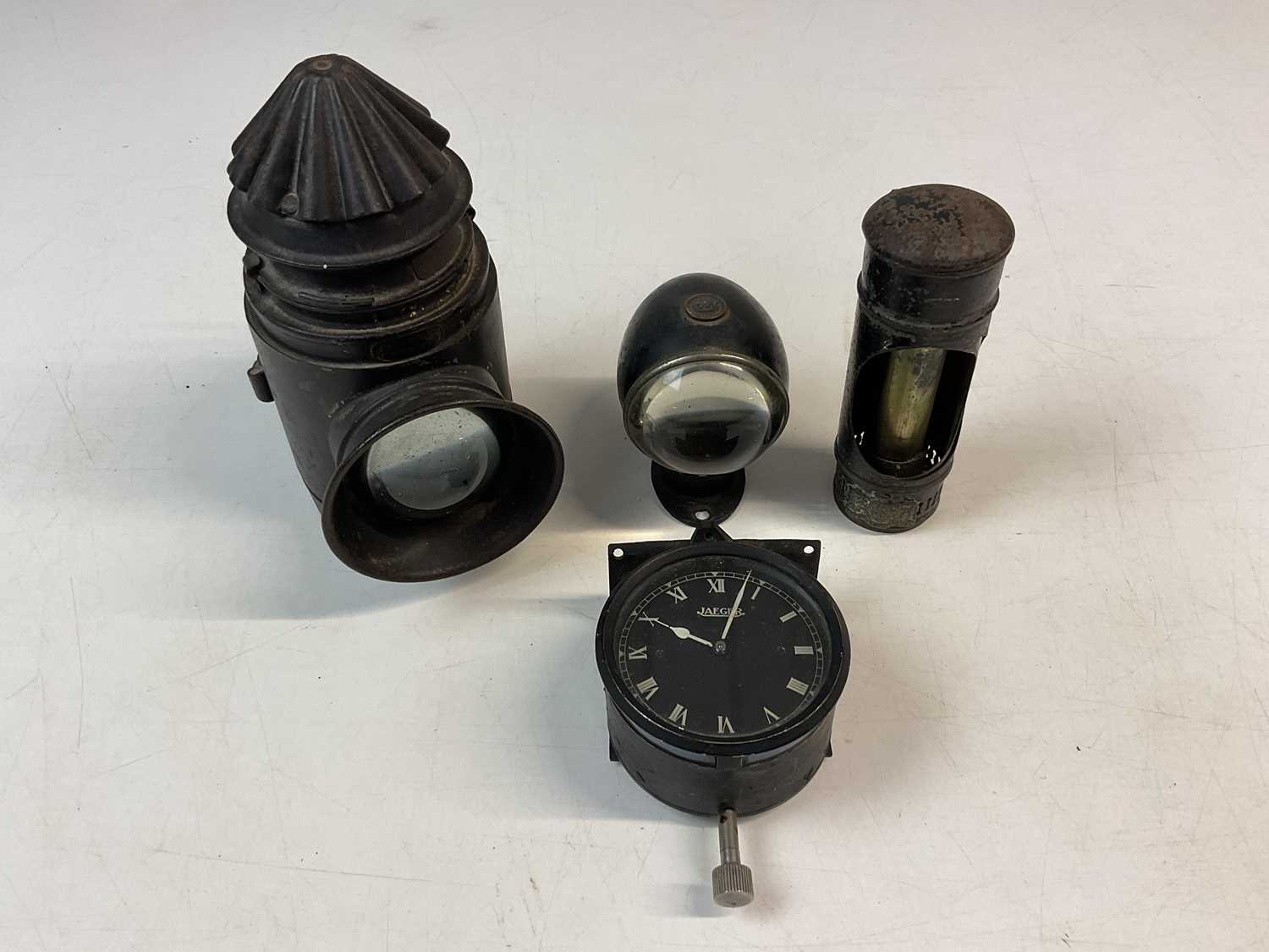 Lot 9 - Three vintage lamps comprising a Hiatt and Co...