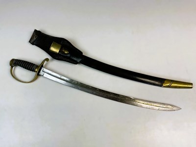 Lot 88 - A 19th century dress sword with shagreen grip,...