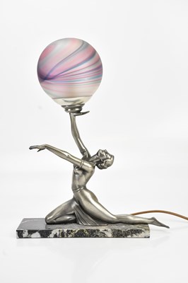 Lot 577 - An Art Deco style composite model of a dancing...