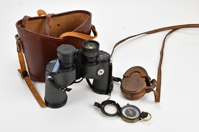 Lot 416 - SWIFT; a pair of Audubon MkII binoculars and a...