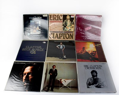 Lot 291 - ERIC CLAPTON; twenty LPs to include 'E.C. Was...