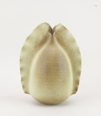 Lot 483 - PETER LANE (born 1932); a porcelain bottle...