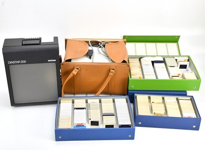 Lot 2004 - A large collection of projector slides of...