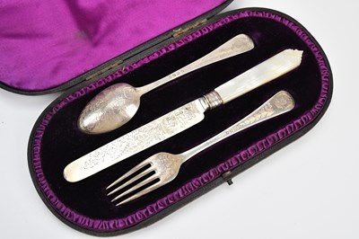 Lot 269 - JOSIAH WILLIAMS & CO; a Victorian three piece...