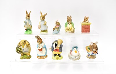 Lot 673 - ROYAL ALBERT; ten Beatrix Potter figures to...
