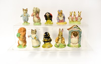 Lot 674 - ROYAL ALBERT; ten Beatrix Potter figures to...