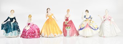 Lot 1446 - ROYAL DOULTON; six figures comprising...