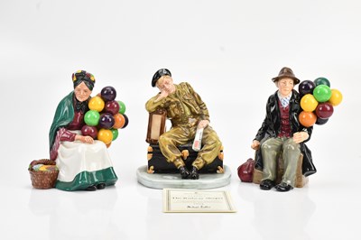 Lot 1443 - ROYAL DOULTON; three figures comprising...