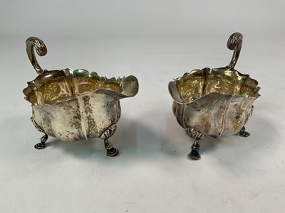 Lot 417 - ELLIS & CO; a pair of Edward VII hallmarked...