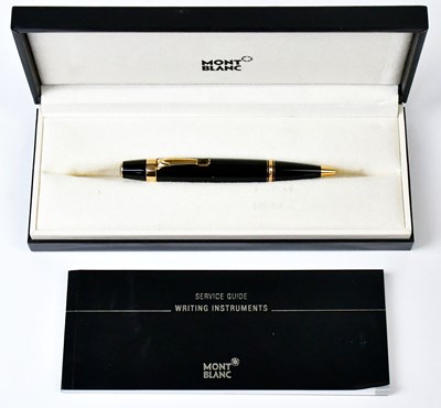 Lot 393 - MONTBLANC; a 'Bohème' ballpoint pen, with gold-...