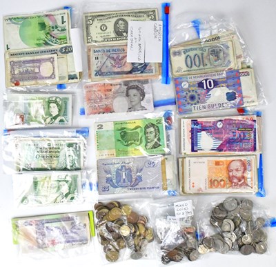 Lot 561 - A collection of UK and world banknotes, to...