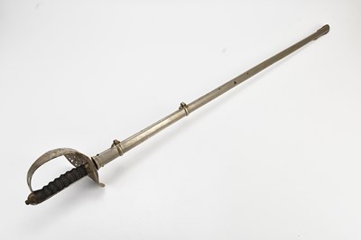 Lot 1048 - An Edward VII officer's sword, length 98cm,...