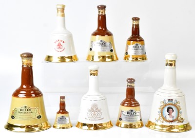 Lot 280 - BELL'S; eight Wade commemorative whisky...