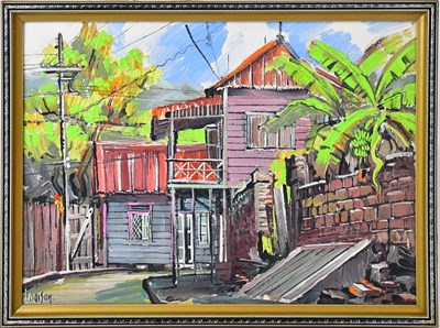 Lot 448 - DERMOT LOUISON (Trinidadian 1932-2022); oil on...
