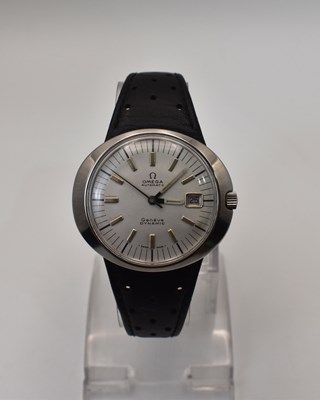 Lot 588 - OMEGA; a vintage Omega Dynamic, silver, with...