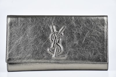 Lot 1343 - YVES SAINT LAURENT; a textured bronze gold...