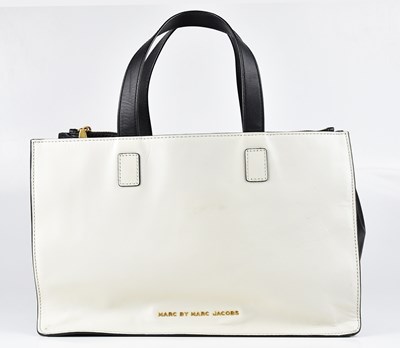 Lot 1344 - MARC JACOBS; a large black and off-white...