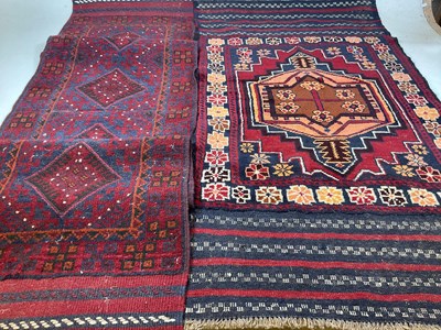 Lot 656 - An Afghan Meshwani Runner 100% wool pile 84cm...
