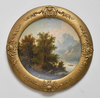 Lot 1503 - A 19th century hand painted plate, decorated...