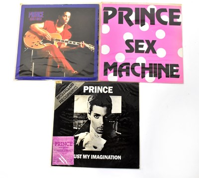 Lot 392 - PRINCE; three LPs comprising 'Sex machine',...