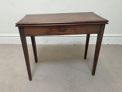 Lot 1229 - A George III mahogany tea table, with...