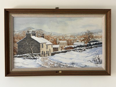 Lot 2292 - R H FAWKES; watercolour, ‘Adshead Farm...