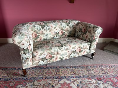 Lot 1168 - An early 20th century country house drop-arm...