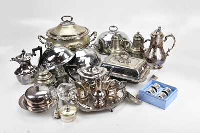 Lot 16 - A collection of 19th century and later silver...
