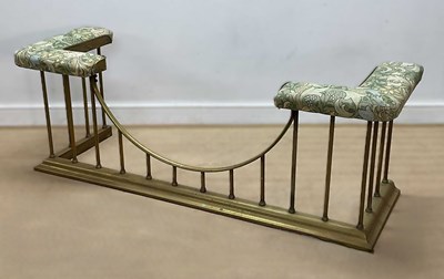 Lot 639 - A late 19th/early 20th century brass club...