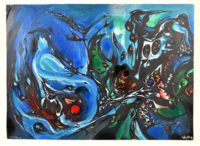 Lot 184 - DAVID WILDE (1913-1978); oil on artist board, '...