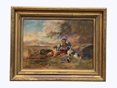 Lot 2341 - ENGLISH SCHOOL – 19TH CENTURY; oil on canvas,...