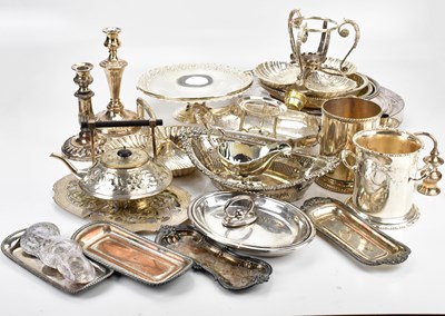 Lot 1462 - A collection of 19th century and later silver...