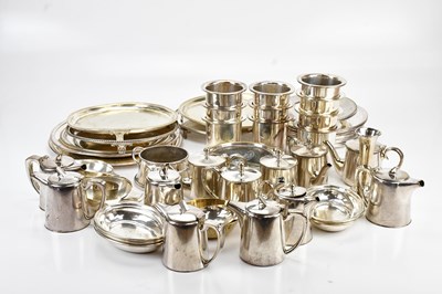 Lot 1466 - A collection of mostly 20th century silver...