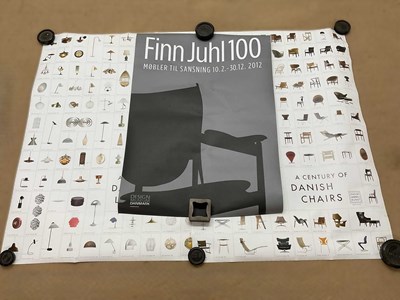 Lot 53 - FINN JUHL 100; a Design Museum Denmark poster,...