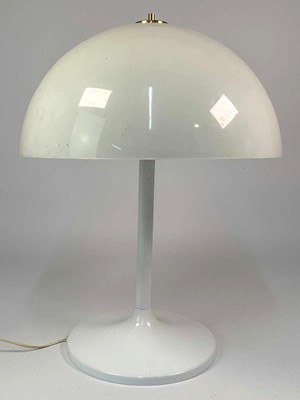 Lot 614 - A mid 20th century Danish white mushroom table...